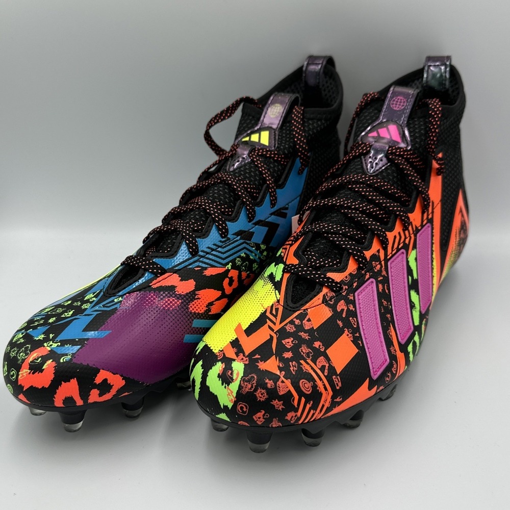 Adidas Freak 23 - 7V7 - Mismatch High Cleats - GW4166 - Black - Men's 12 **NEW**